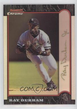 1999 Bowman Chrome - [Base] - Gold Refractor Missing Serial Number #40 - Ray Durham [EX to NM]