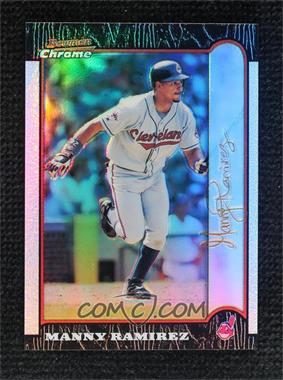 1999 Bowman Chrome - [Base] - Gold Refractor #35 - Manny Ramirez /25