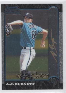 1999 Bowman Chrome - [Base] - Gold Signature #323 - A.J. Burnett