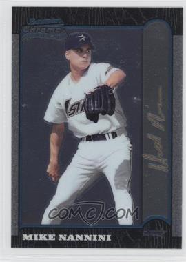 1999 Bowman Chrome - [Base] - Gold Signature #84 - Mike Nannini