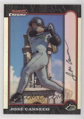 1999 Bowman Chrome - [Base] - International Refractor #266 - Jose Canseco /100 [EX to NM]