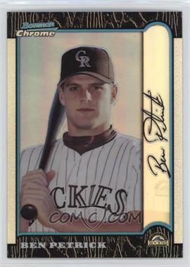 1999 Bowman Chrome - [Base] - Refractor #194 - Ben Petrick