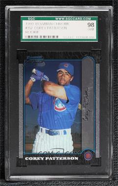 1999 Bowman Chrome - [Base] #352 - Corey Patterson [SGC 98 GEM 10]