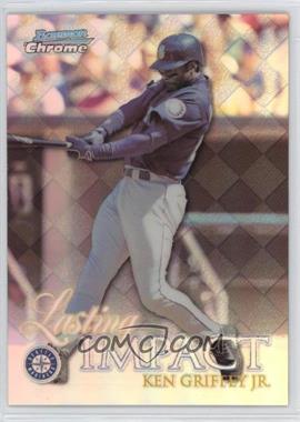 1999 Bowman Chrome - Impact - Refractor #I20 - Lasting Impact - Ken Griffey Jr.