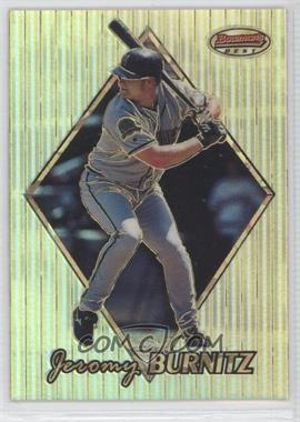 1999 Bowman's Best - [Base] - Atomic Refractor #8 - Jeromy Burnitz /100