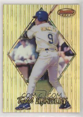 1999 Bowman's Best - [Base] - Atomic Refractor #9 - Todd Hundley /100