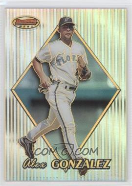 1999 Bowman's Best - [Base] - Refractor #116 - Alex Gonzalez /400