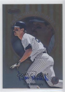 1999 Bowman's Best - Franchise Favorites - Autographs #FR1B - Don Mattingly