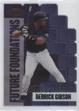 1999 Bowman's Best - Future Foundations - Mach I #FF9 - Derrick Gibson /3000