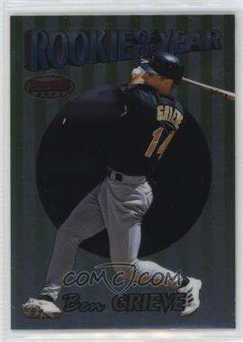 1999 Bowman's Best - Rookie of the Year #ROY1 - Ben Grieve