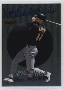1999 Bowman's Best - Rookie of the Year #ROY1 - Ben Grieve