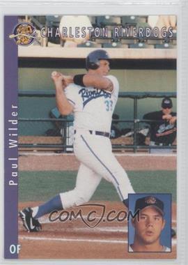 1999 Charleston RiverDogs Team Issue - [Base] #_PAWI - Paul Wilder