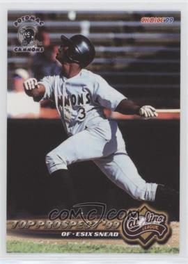 1999 Choice Carolina League Top Prospects - [Base] #_ESSN - Esix Snead