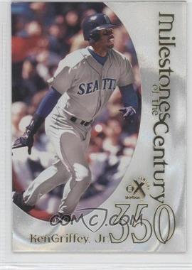 1999 EX Century - Milestones of the Century #4 MC - Ken Griffey Jr. /350