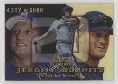 1999 Flair Showcase - [Base] - Row 1 #115 - Jeromy Burnitz /6000