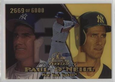 1999 Flair Showcase - [Base] - Row 1 #130 - Paul O'Neill /6000