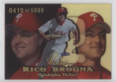 1999 Flair Showcase - [Base] - Row 1 #138 - Rico Brogna /6000