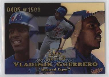 1999 Flair Showcase - [Base] - Row 1 #27 - Vladimir Guerrero /1500