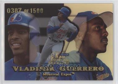 1999 Flair Showcase - [Base] - Row 1 #27 - Vladimir Guerrero /1500