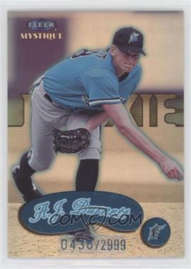 1999 Fleer Mystique - [Base] #110 - A.J. Burnett /2999