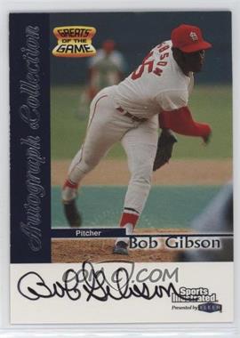 1999 Fleer Sports Illustrated Greats of the Game - Autographs #_BOGI - Bob Gibson
