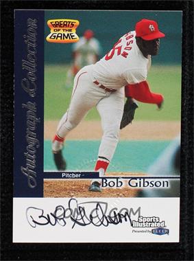 1999 Fleer Sports Illustrated Greats of the Game - Autographs #_BOGI - Bob Gibson