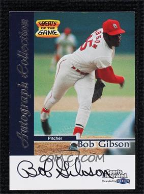 1999 Fleer Sports Illustrated Greats of the Game - Autographs #_BOGI - Bob Gibson