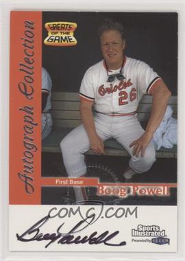 1999 Fleer Sports Illustrated Greats of the Game - Autographs #_BOPO - Boog Powell
