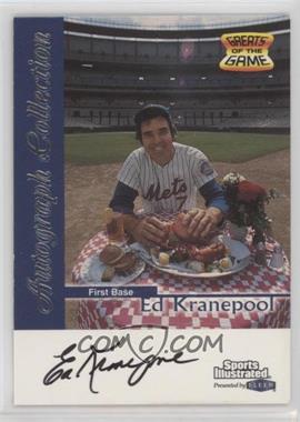 1999 Fleer Sports Illustrated Greats of the Game - Autographs #_EDKR - Ed Kranepool