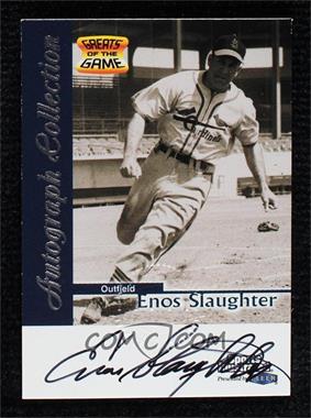 1999 Fleer Sports Illustrated Greats of the Game - Autographs #_ENSL - Enos Slaughter