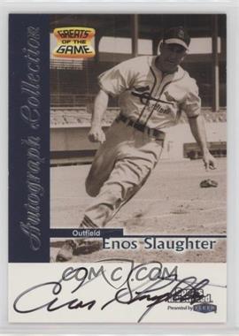 1999 Fleer Sports Illustrated Greats of the Game - Autographs #_ENSL - Enos Slaughter