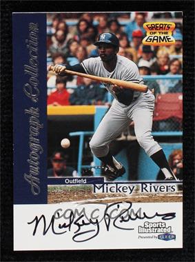 1999 Fleer Sports Illustrated Greats of the Game - Autographs #_MIRI - Mickey Rivers