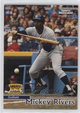 1999 Fleer Sports Illustrated Greats of the Game - [Base] #72 - Mickey Rivers