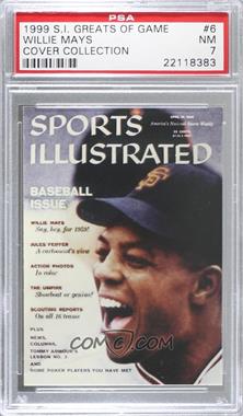 1999 Fleer Sports Illustrated Greats of the Game - Covers #6 C - Willie Mays [PSA 7 NM]