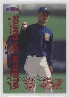 1999 Fleer Tradition - [Base] - Warning Track #329W - Valerio de los Santos