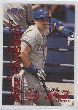 1999 Fleer Tradition - [Base] - Warning Track #338W - Jose Canseco