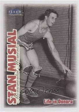 1999 Fleer Tradition - Stan Musial Monumental Moments #1 SM - Stan Musial