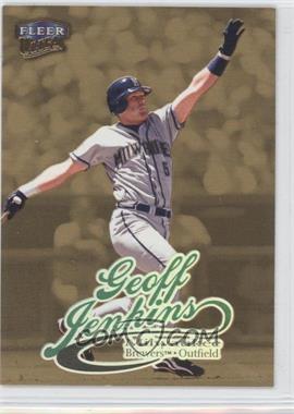 1999 Fleer Ultra - [Base] - Gold Medallion #131G - Geoff Jenkins