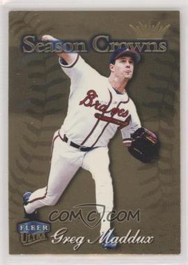 1999 Fleer Ultra - [Base] - Gold Medallion #217G - Season Crowns - Greg Maddux