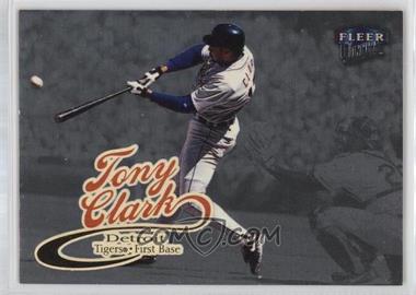 1999 Fleer Ultra - [Base] - Platinum Medallion #185P - Tony Clark /99