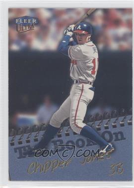 1999 Fleer Ultra - The Book On #16 BO - Chipper Jones