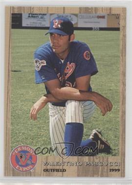 1999 Grandstand Vermont Expos - [Base] #34 - Valentino Pascucci