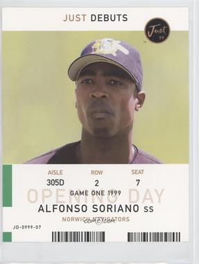 1999 Just Minors - Just Debuts - 8x10 #_ALSO - Alfonso Soriano