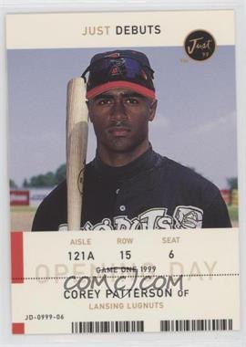 1999 Just Minors Just Imagine - Just Debuts #JD-0999-06 - Corey Patterson