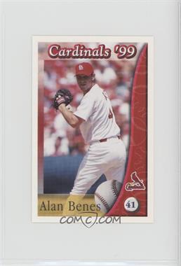 1999 Kansas City Life Insurance St. Louis Cardinals - Stadium Giveaway [Base] #41 - Alan Benes