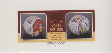 1999 Monty Sheldon Hand-Painted Baseball Art Promos - Triple Folders #_ARWI - Artie Wilson [EX to NM]
