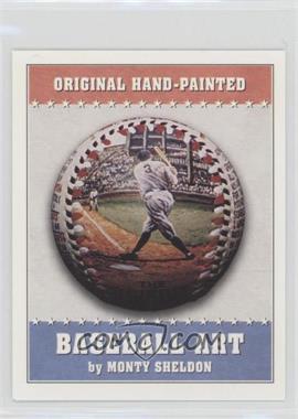 1999 Monty Sheldon Hand-Painted Baseball Art Promos Series 2 - [Base] #S-2 15 - Babe Ruth
