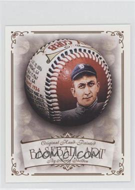 1999 Monty Sheldon Hand-Painted Baseball Art Promos Series 2 - [Base] #S-2 8 - Ty Cobb