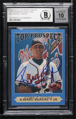 1999 Multi-Ad Sports South Atlantic League Top Prospects - [Base] #12 - Rafael Furcal [BAS BGS Authentic]