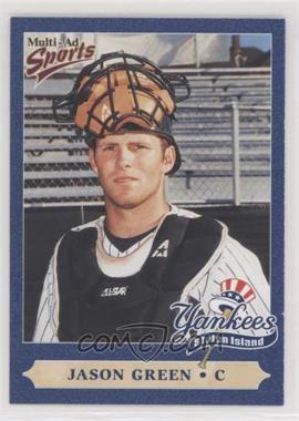 1999 Multi-Ad Sports Staten Island Yankees - [Base] #13 - Jason Green